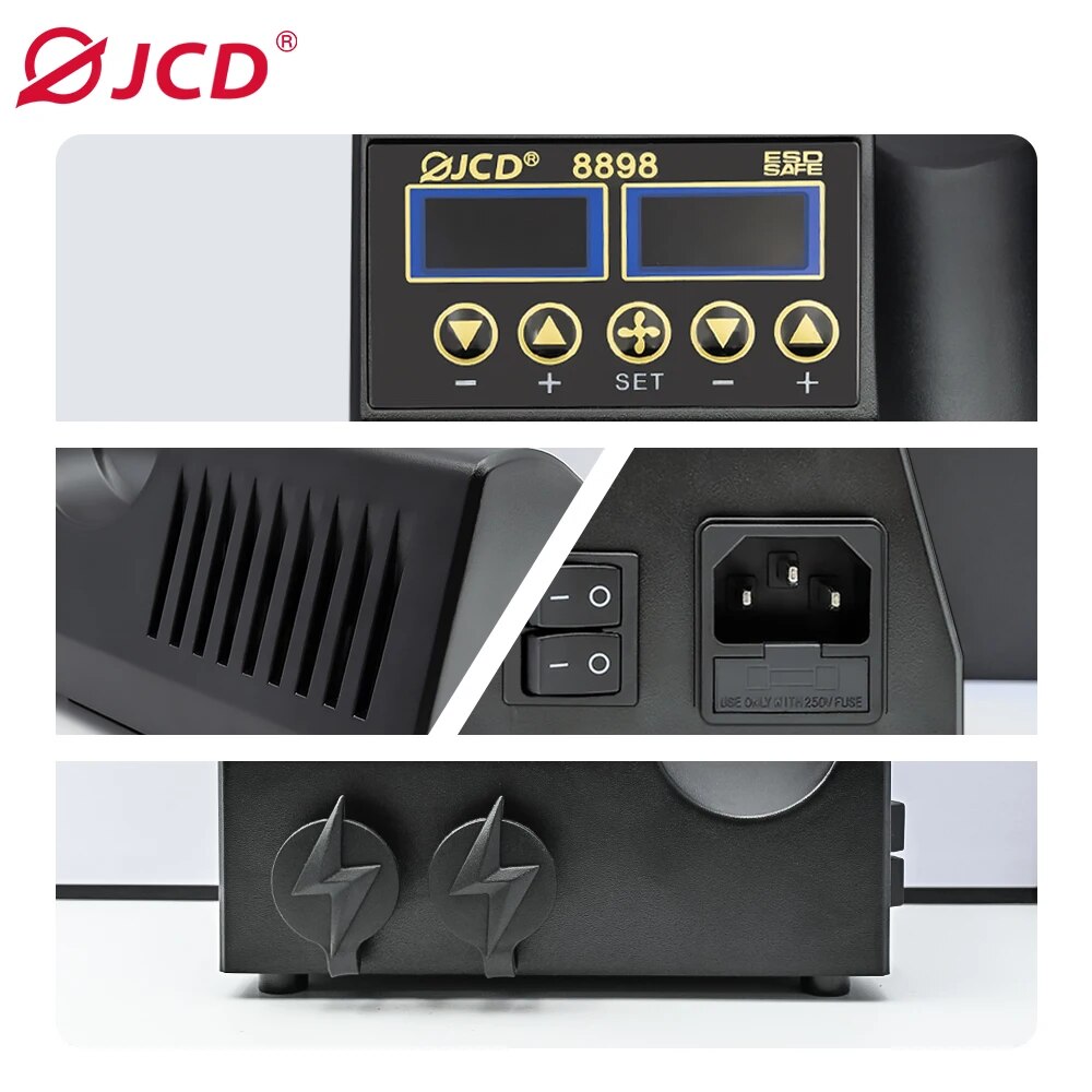 JCD 8898 Soldering Station 750 - Smd Rework Station Hot Air Soldering 2 In 1 recension och pris