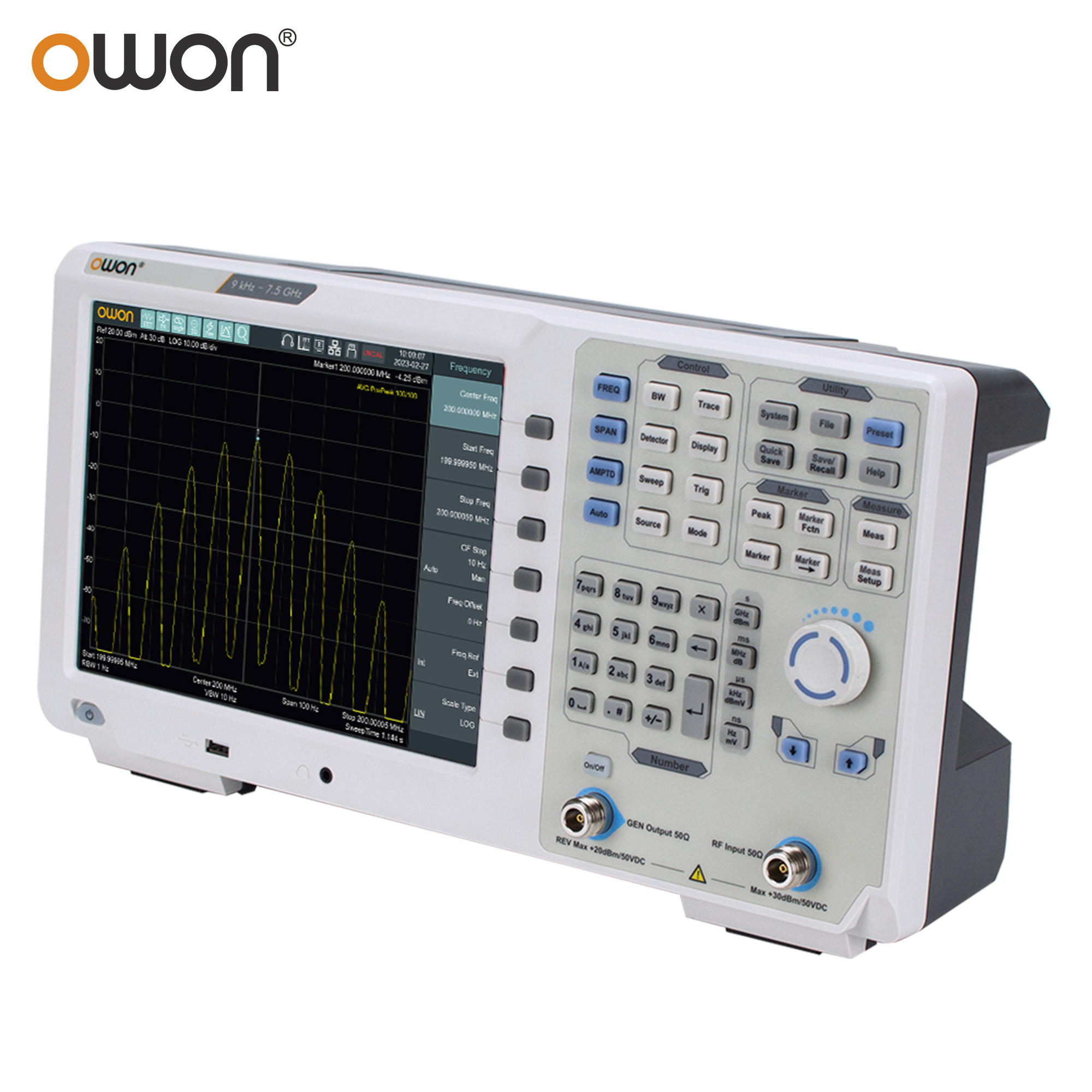 OWON XSA1015P - TG 9kHz - 1.5G - Spectrum Analyzer Tracking Generator 1.5Ghz recension och pris