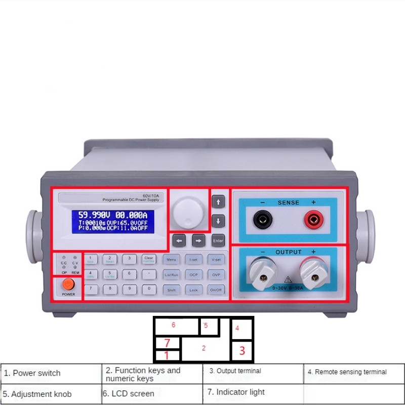 Laboratory 30V 60V 150V 200V 2 - Programmable Linear Dc Power Supply 30V 10A recension och pris