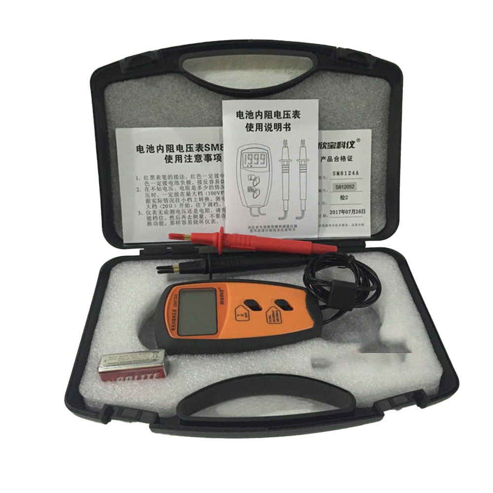 SM8124A Four-Wire Portable Bat - Battery Internal Resistance Tester Four Wire recension och pris