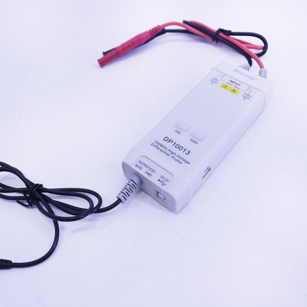 Micsig Oscilloscope  DP10013 1 - High Voltage Differential Probe 100Mhz 1300V recension och pris
