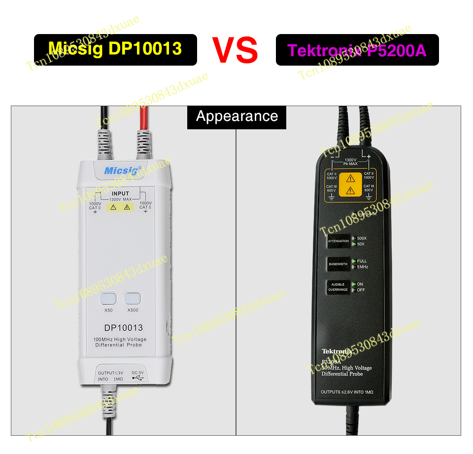2025Micsig Oscilloscope 1300V  - High Voltage Differential Probe 100Mhz 1300V recension och pris