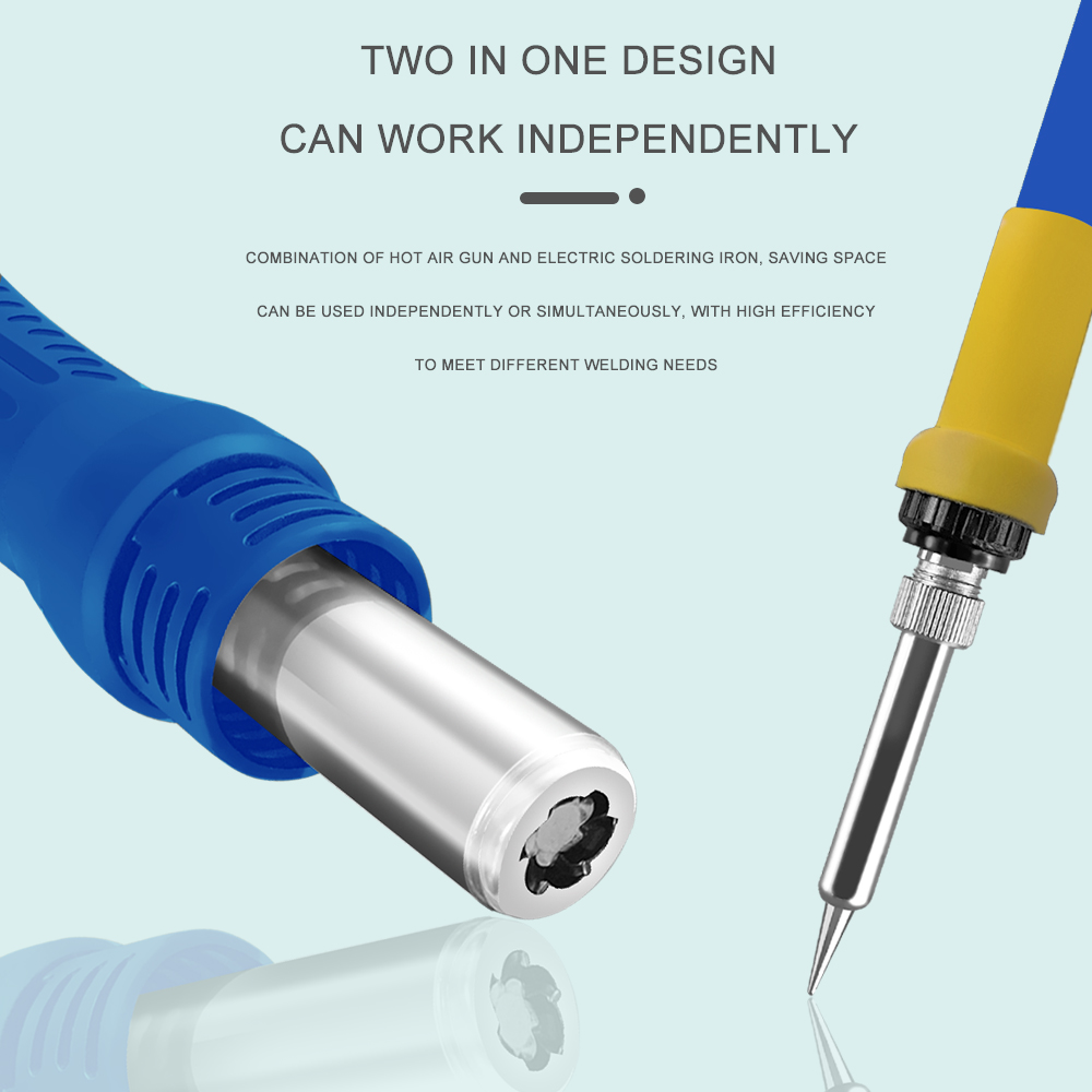 2 In 1 Digital Soldering Stati - Smd Rework Station Hot Air Soldering 2 In 1 recension och pris