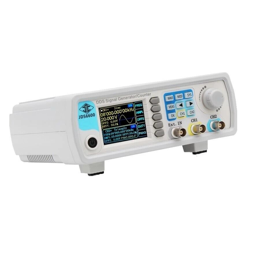JDS6600 60MHz DDS Function Sig - Dual Channel Arbitrary Waveform Function Generator 60Mhz recension och pris