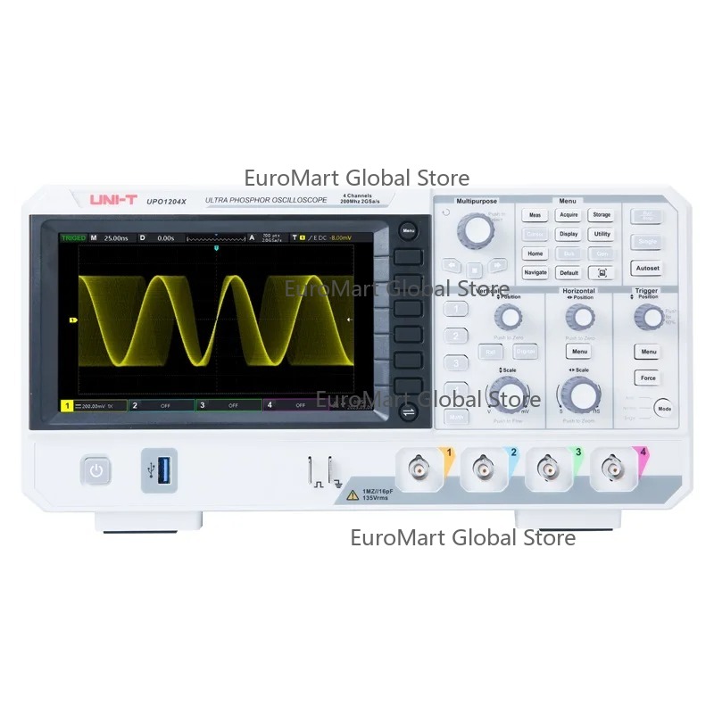 UPO1104X 100MHz Digital Oscill - Digital Storage Oscilloscope 4 Channel 100Mhz recension och pris