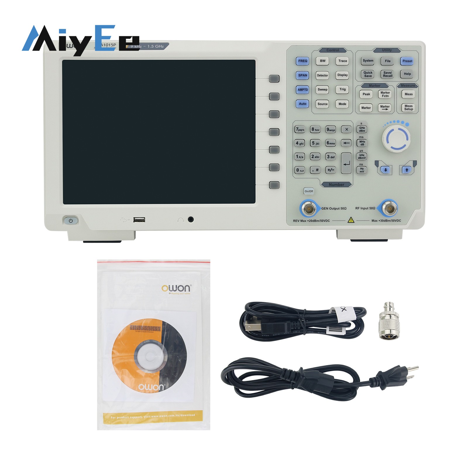 OWON XSA1015P-TG XSA1032P-TG S - Spectrum Analyzer Tracking Generator 1.5Ghz recension och pris