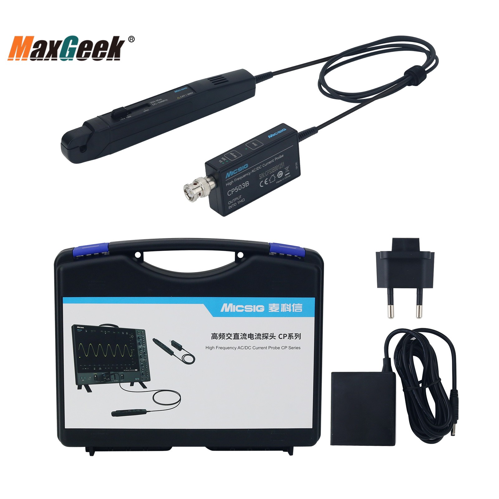 Micsig High Frequency CP503B C - Current Probe Ac Dc 50Mhz Oscilloscope recension och pris